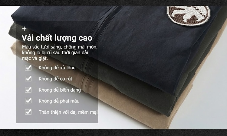 Áo Khoác Bomber Nam Mỏng Nhẹ Phong Cách Hàn Quốc Dáng Rộng Màu Be, Xanh Olive, Xanh Navy chi tiết 4