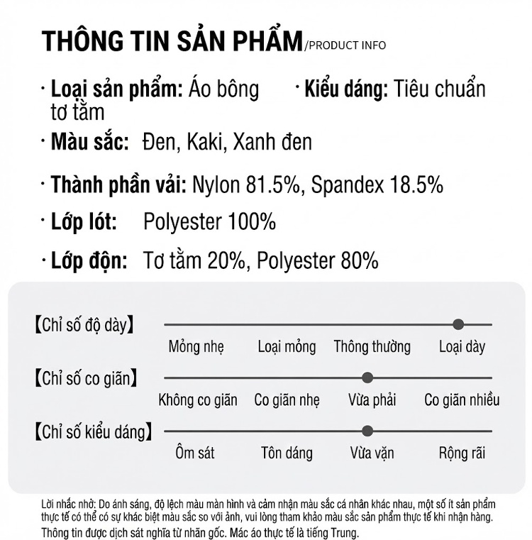 Áo Khoác Bông Nam Cổ Bẻ Trám Ô Chéo Bông Tơ Tằm Giữ Ấm Cao Cấp Phong Cách Doanh Nhân Màu Xám, Xanh Navy chi tiết 13