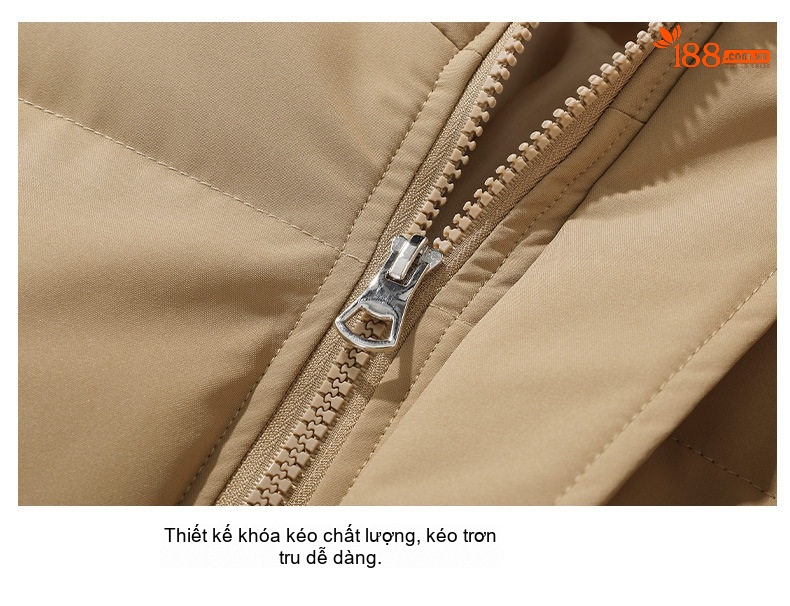 Áo Khoác Bông Nam Nữ Cotton Dáng Rộng Cổ Trụ Mùa Đông Màu Tím, Đỏ, Xanh Lá, Hồng... chi tiết 36