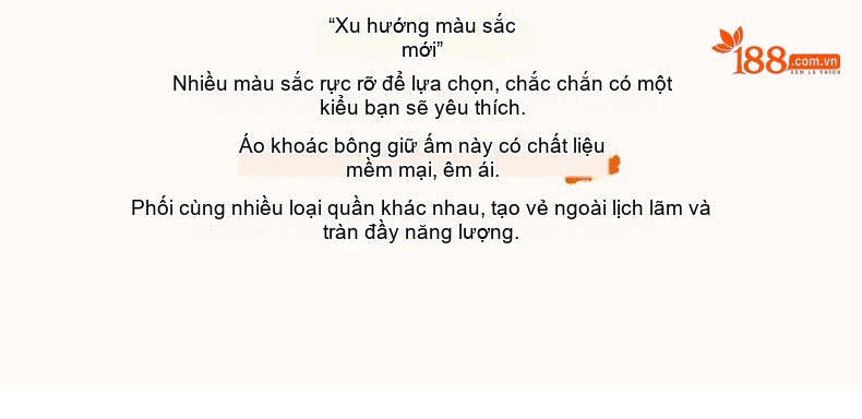 Áo Khoác Cặp Đôi Cổ Trụ Mùa Đông Cotton Dày Dặn Màu Be, Đen, Xám, Xanh Lá... chi tiết 4
