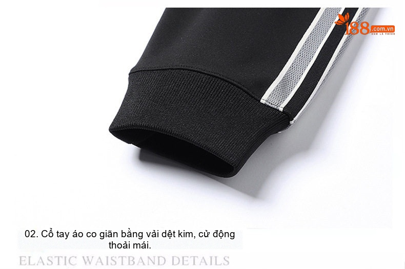 Áo Khoác Cardigan Nam Dáng Rộng Cổ Trụ Phong Cách Thể Thao Màu Xám, Đen, Xanh Lá, Xanh Dương... chi tiết 16
