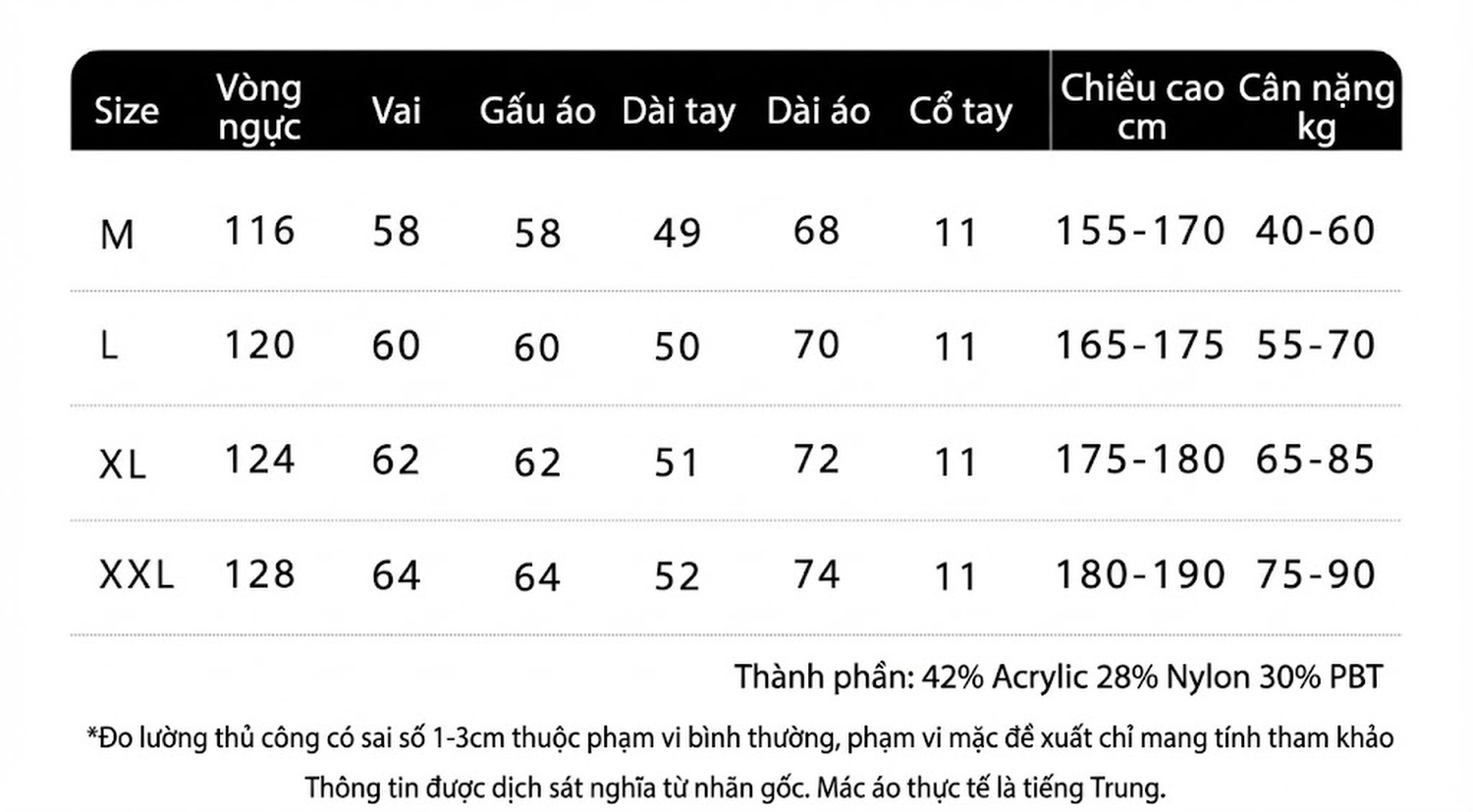 Áo Khoác Cardigan Nam Nữ Dệt Kim Cổ chữ V Viền Chỉ Màu Đen, Trắng, Xanh chi tiết 3