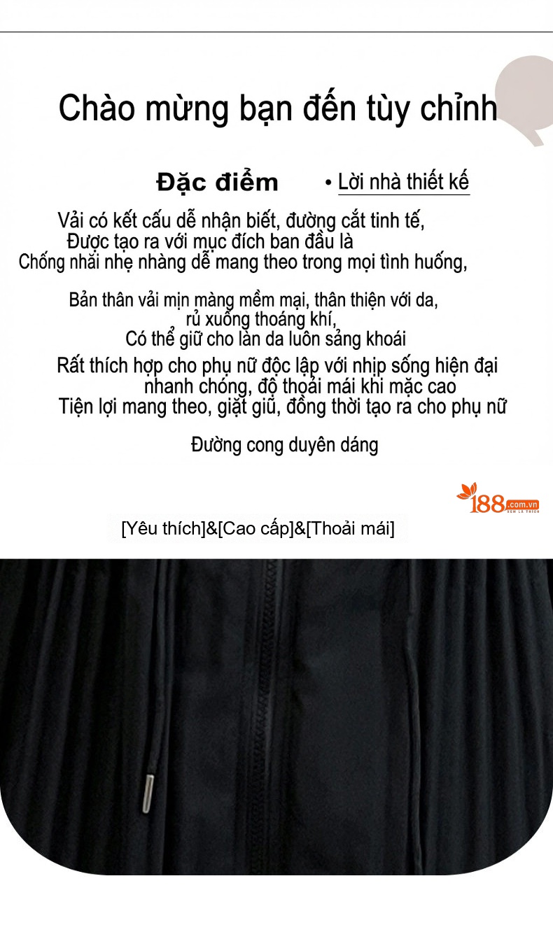 Áo Khoác Cardigan Nữ Dáng Dài Trung Bình Thiết Kế Nhún Ly Cổ Điển Màu Đen chi tiết 2