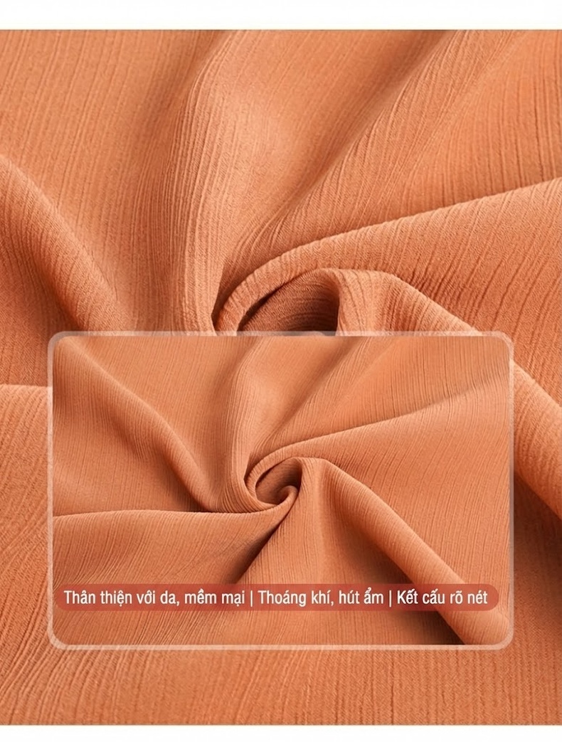 Áo Khoác Cardigan Nữ Mỏng Nhẹ Chống Nắng Kiểu Âu Mỹ Chất Liệu Tuyết Vải Voan Màu Đen, Hồng, Nâu chi tiết 3