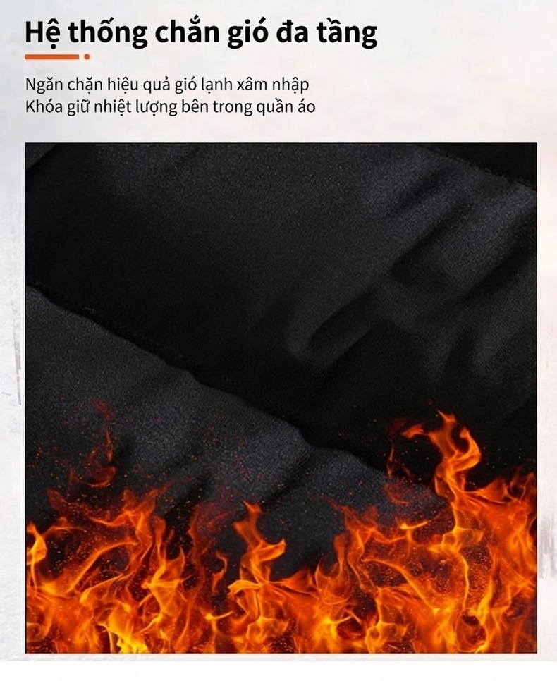 Áo Khoác Cotton Nam Dáng Dài Cỡ Lớn Có Mũ Trùm Đầu Lông To Dày Dặn Màu Đen, Xanh Navy, Xanh Rêu chi tiết 4