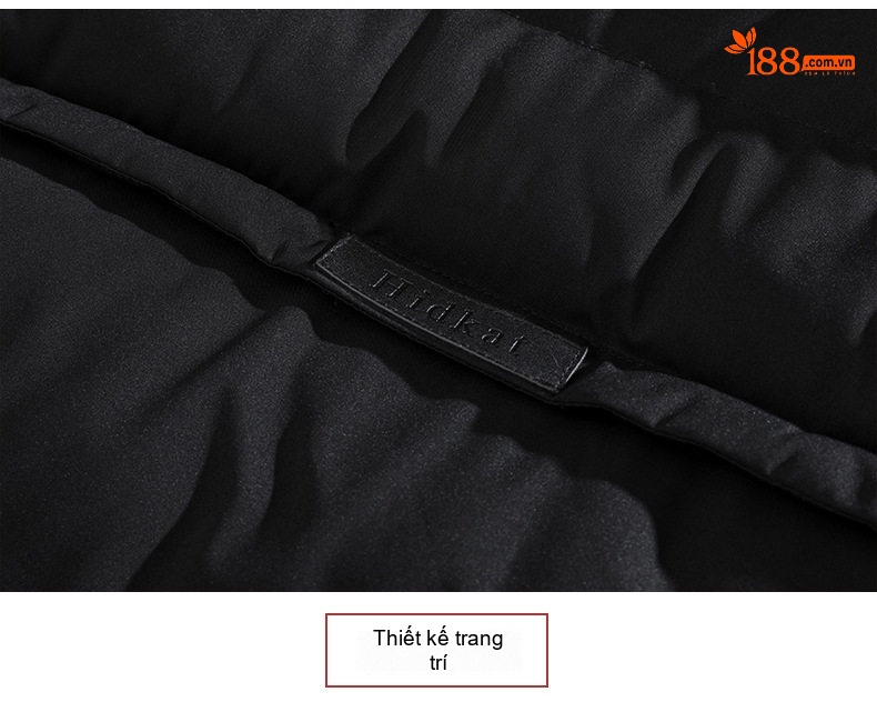 Áo Khoác Cotton Nam Dáng Dài Cỡ Lớn Có Mũ Trùm Đầu Lông To Dày Dặn Màu Đen, Xanh Navy, Xanh Rêu chi tiết 21