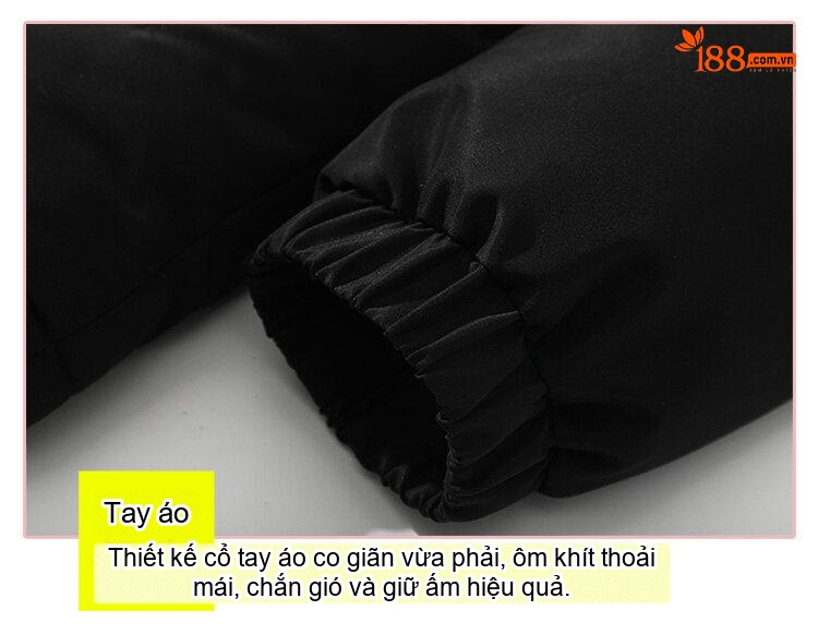 Áo Khoác Cotton Nam Hai Lớp Mũ Trùm Đầu Lông Cừu Non Dáng Rộng Màu Hồng, Xanh, Trắng, Đen chi tiết 18