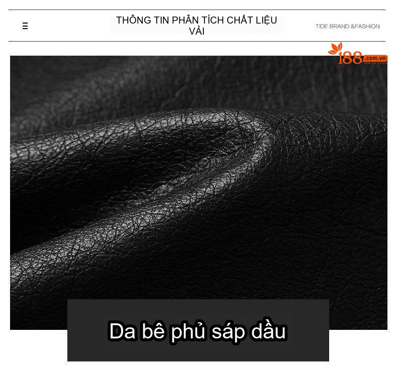 Áo Khoác Da Bò Nam Dáng Bomber Có Mũ Trùm Đầu Lót Lông Vũ Tháo Rời Màu Đen chi tiết 2