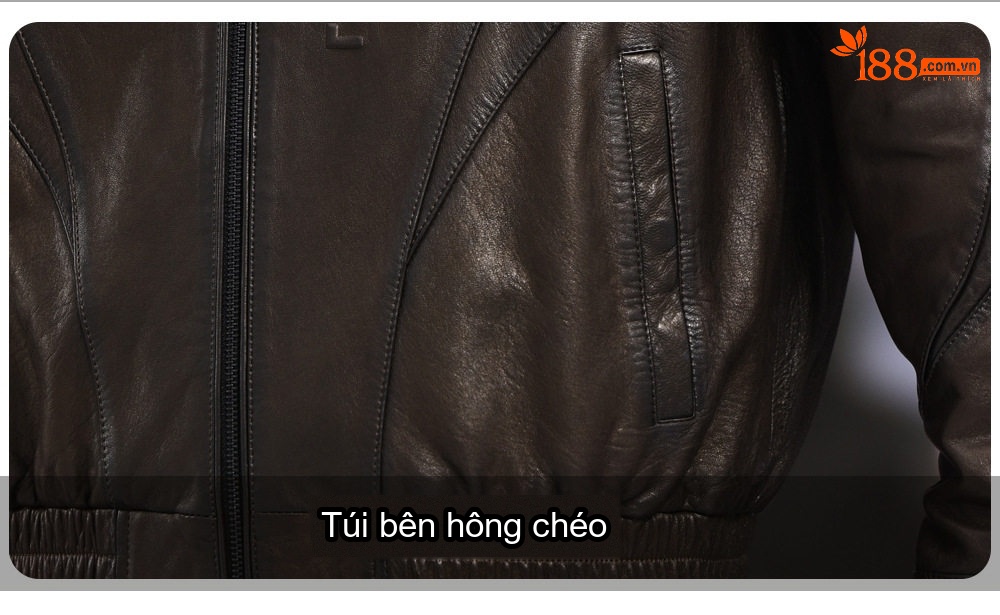 Áo Khoác Da Cừu Dáng Ngắn Có Mũ Trùm Đầu Lót Dày Phong Cách Thời Trang Thu Đông Màu Nâu chi tiết 5