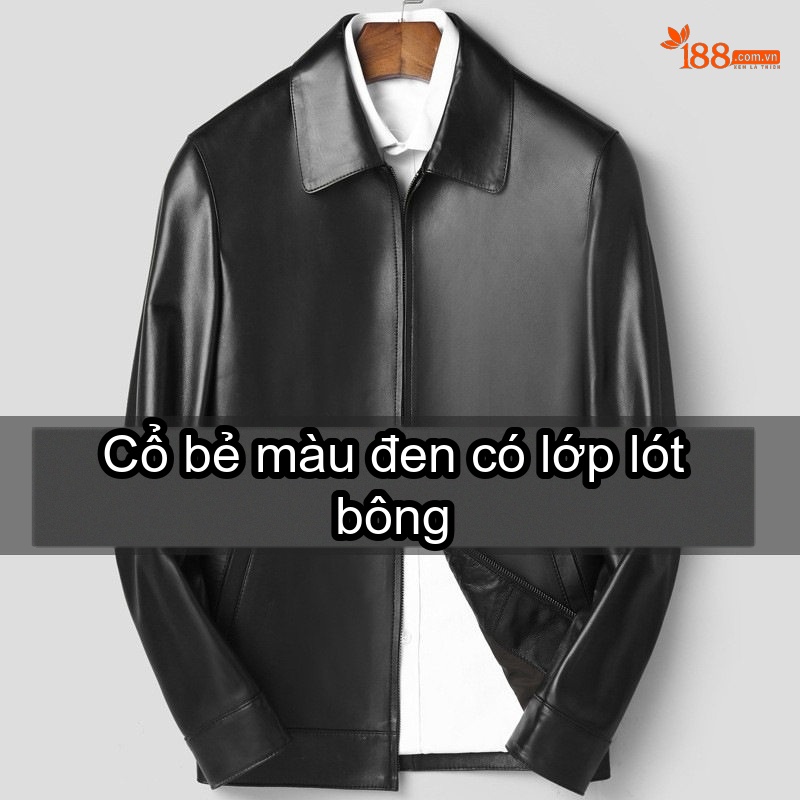 Cổ LậT màu đen lót bông