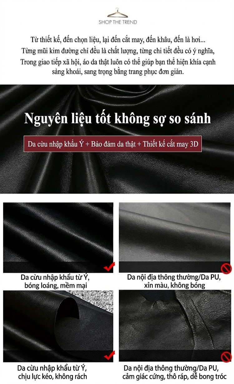 Áo Khoác Da Cừu Nữ Dáng Ngắn Cao Cấp Phong Cách Hàn Quốc chi tiết 21