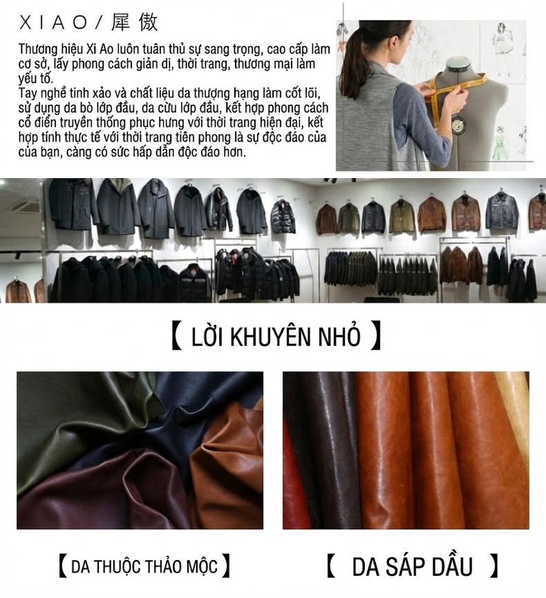 Áo Khoác Da Cừu Nữ Dáng Ngắn Cổ Bẻ Vai Liền Kiểu Hàn Quốc Màu Đen chi tiết 11