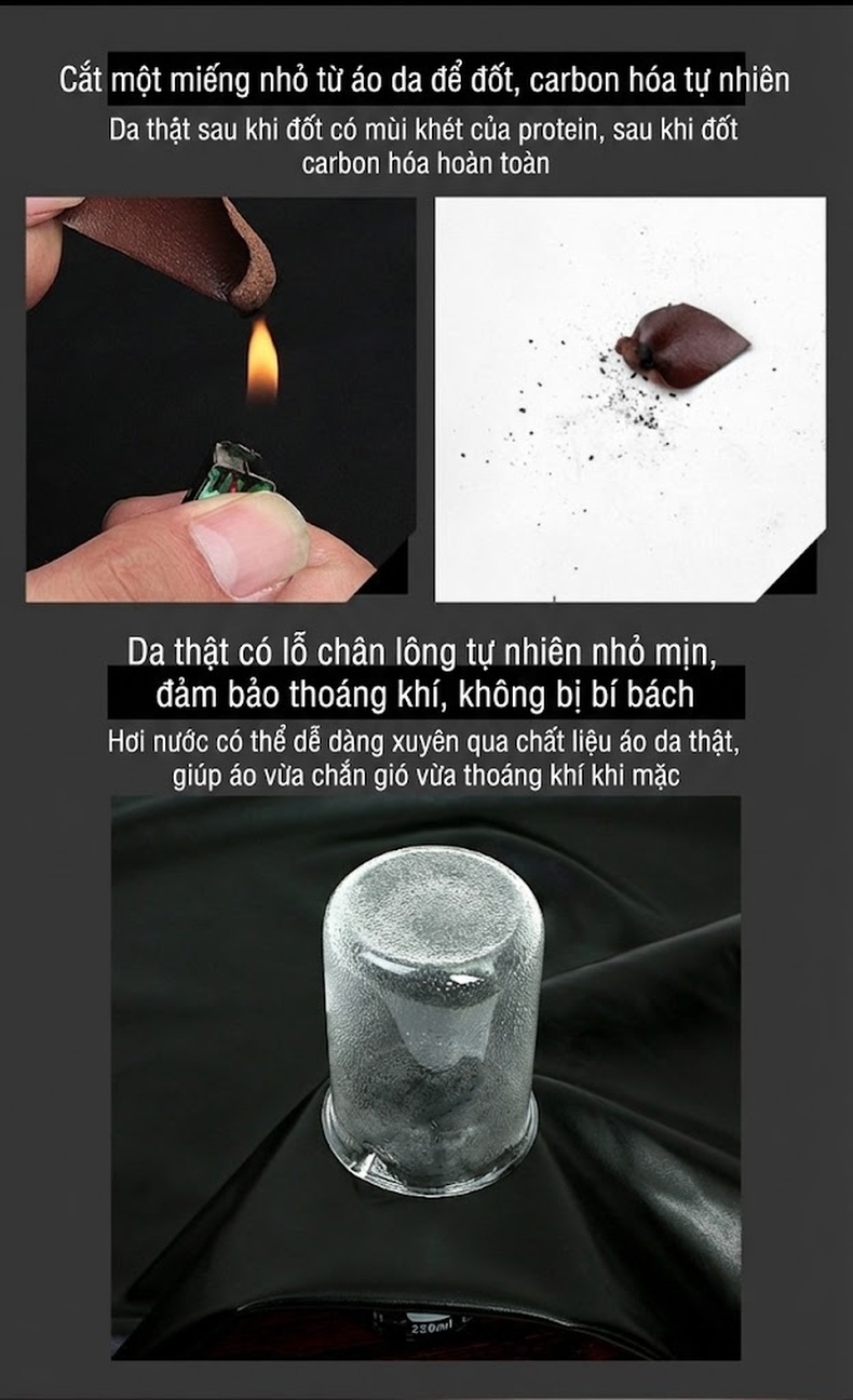 Áo Khoác Da Cừu Nữ Dáng Ngắn Cổ Bẻ Vai Liền Kiểu Hàn Quốc Màu Đen chi tiết 2