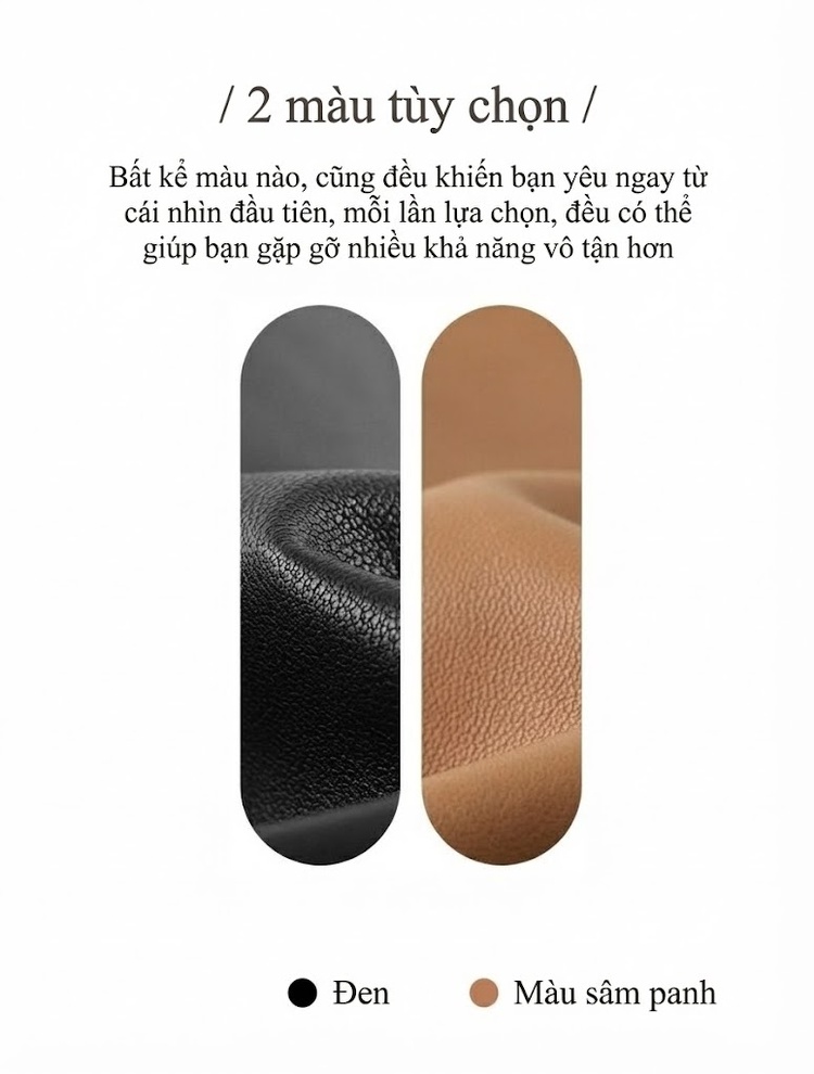 Áo Khoác Da Cừu Nữ Dáng Ngắn Cổ Trụ Ôm Dáng Màu Nâu, Đen chi tiết 7