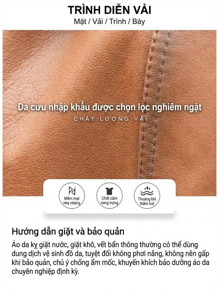 Áo Khoác Da Cừu Nữ Dáng Rộng Có Mũ Trùm Đầu Phong Cách Châu Âu Màu Nâu, Đen, Xám chi tiết 5