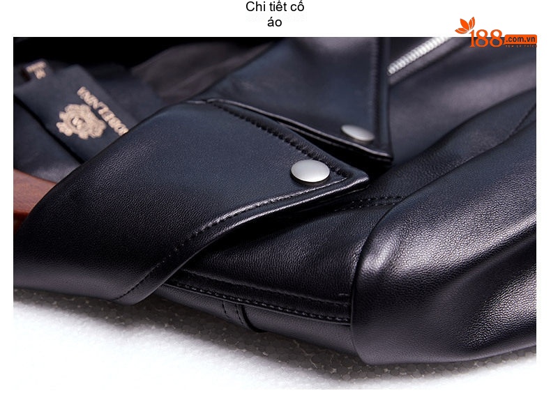 Áo Khoác Da Cừu Nữ Dáng Vest Ngắn Ôm Dáng chi tiết 13