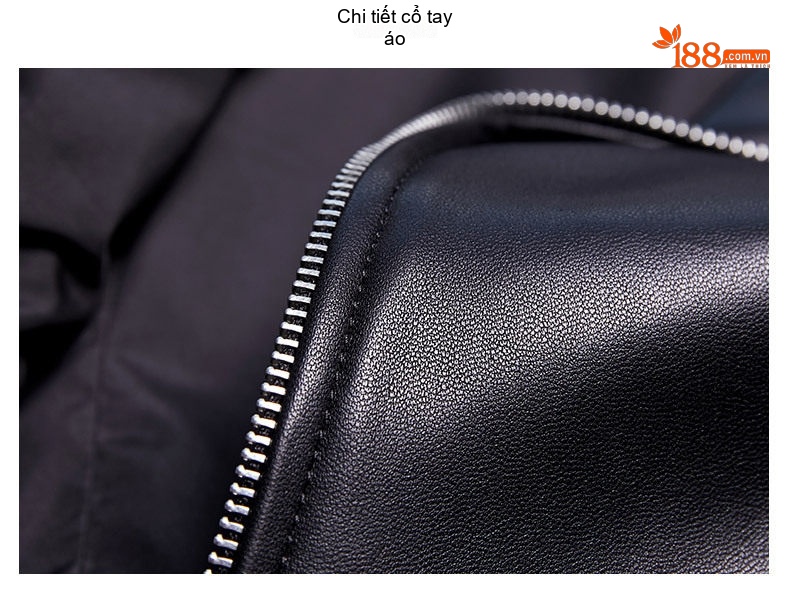 Áo Khoác Da Cừu Nữ Dáng Vest Ngắn Ôm Dáng chi tiết 15