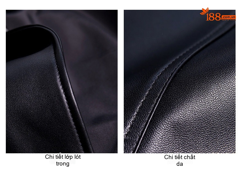Áo Khoác Da Cừu Nữ Dáng Vest Ngắn Ôm Dáng chi tiết 18