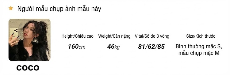 Áo Khoác Da Cừu Nữ Kiểu Hàn Quốc Dáng Ngắn Phong Cách Retro Màu Nâu chi tiết 16