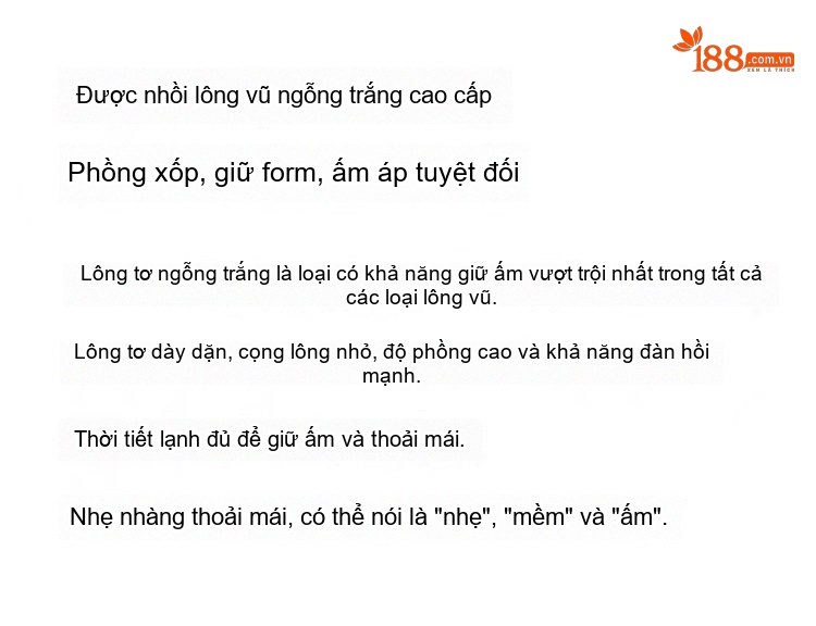 Áo Khoác Da Dài Nữ Da Bò Có Mũ Trùm Đầu Lót Lông Vũ Màu Đen chi tiết 5