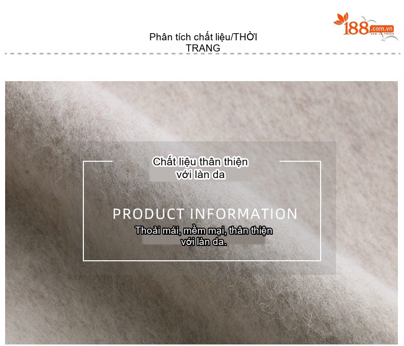 Áo Khoác Dạ Lông Cừu Hai Mặt Dáng Dài Phong Cách Hàn Quốc Màu Be, Nâu chi tiết 10