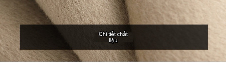 Áo Khoác Dạ Lông Cừu Hai Mặt Dáng Dài Vừa Vặn Màu Nâu, Đen, Xám, Kem... chi tiết 31
