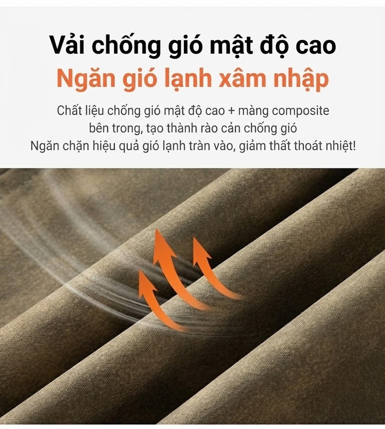 Áo Khoác Da Mờ Nam Cổ Trụ Bomber Phi Công Phong Cách Mỹ Màu Nâu chi tiết 2