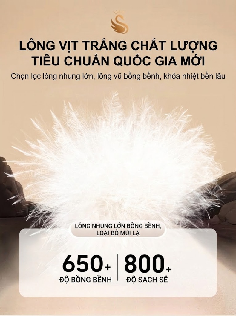 Áo Khoác Dạ Nam 100% Lông Cừu Có Mũ Dáng Dài Lót Lông Vũ Màu Be, Đen chi tiết 10