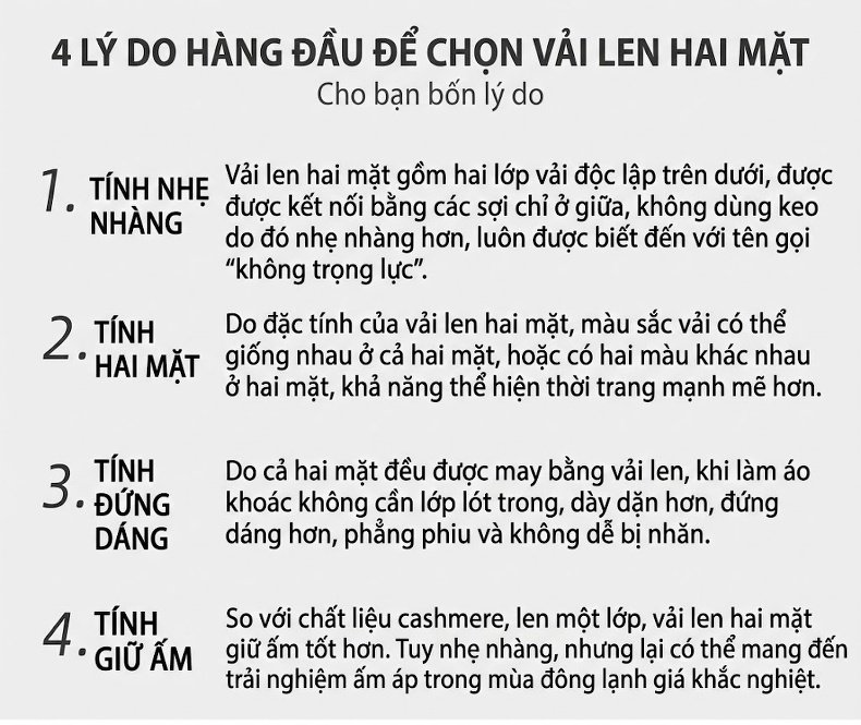 Áo Khoác Dạ Nam 100% Lông Cừu Dáng Dài Cổ chữ Vest Hai Hàng Khuy Màu Đen, Nâu, Xám chi tiết 5