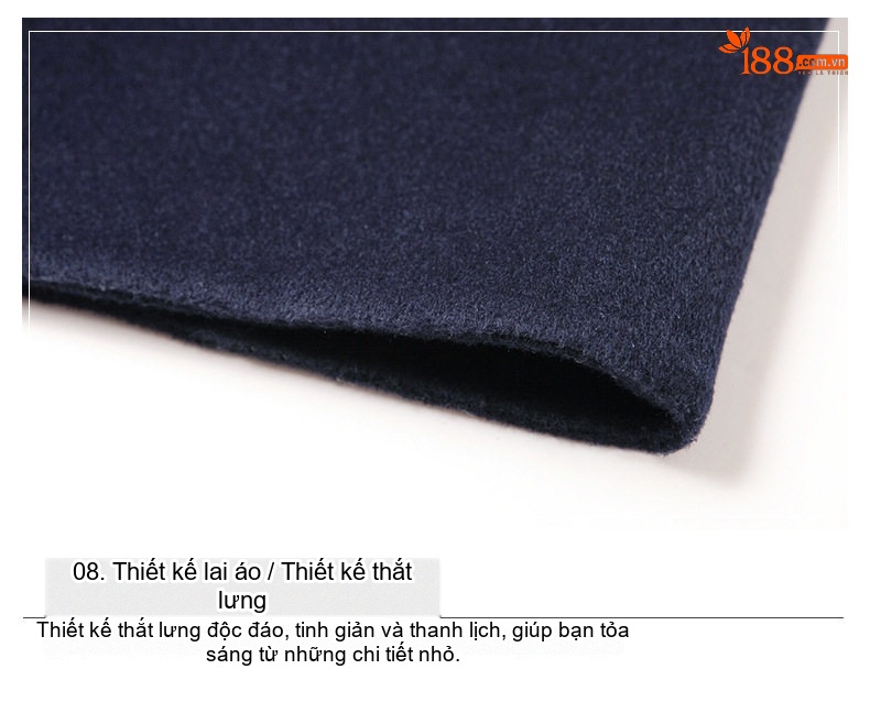 Áo Khoác Dạ Nam 100% Lông Cừu Hai Mặt Dáng Dài Qua Gối Cúc Đôi Phong Cách Lịch Lãm Màu Đen, Xanh Navy, Nâu chi tiết 24