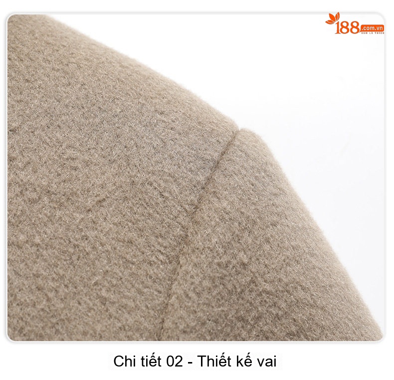 Áo Khoác Dạ Nam 100% Lông Cừu Mũ Trùm Đầu Dáng Dài Lót Nhung Màu Be, Đen chi tiết 20