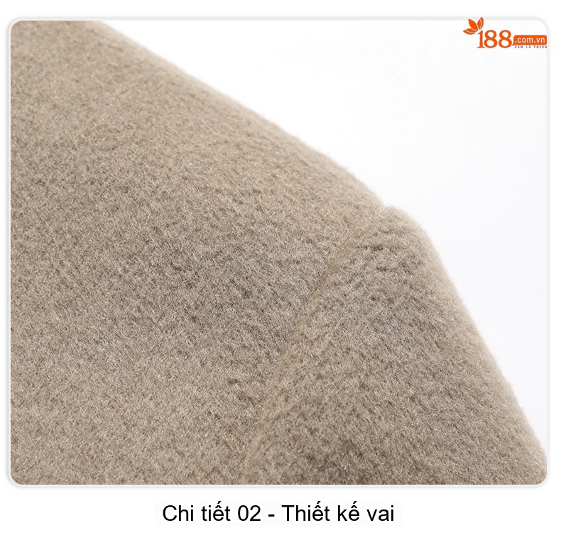 Áo Khoác Dạ Nam 100% Lông Cừu Mũ Trùm Đầu Dáng Dài Lót Nhung Màu Be, Đen chi tiết 20