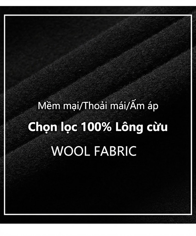 Áo Khoác Dạ Nam 100% Lông Cừu Ngắn Tay Dáng Vest Có Lớp Lót Lông Vũ Tháo Rời Màu Đen, Xám, Nâu chi tiết 9