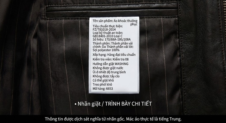 Áo Khoác Da Nam Có Cổ Phong Cách Doanh Nhân Lịch Lãm Màu Đen, Nâu chi tiết 29