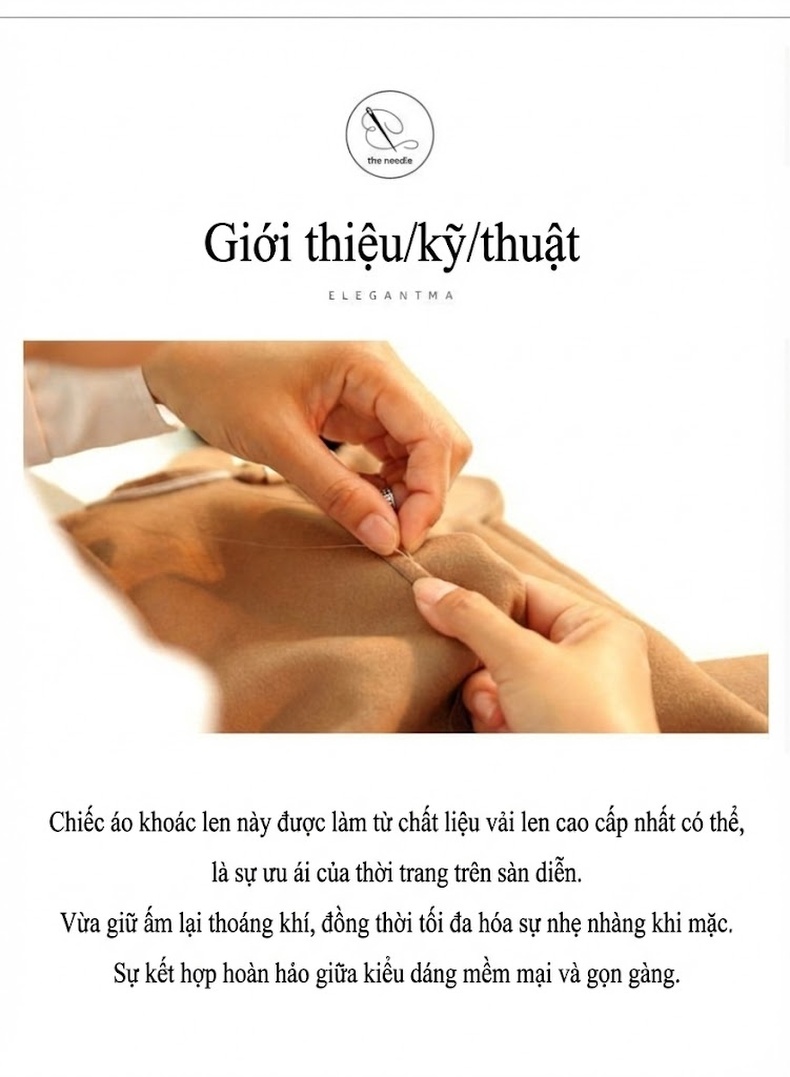Áo Khoác Dạ Nam Dáng Dài 100% Lông Cừu Khuy Cài Màu Đen, Nâu, Xám chi tiết 4