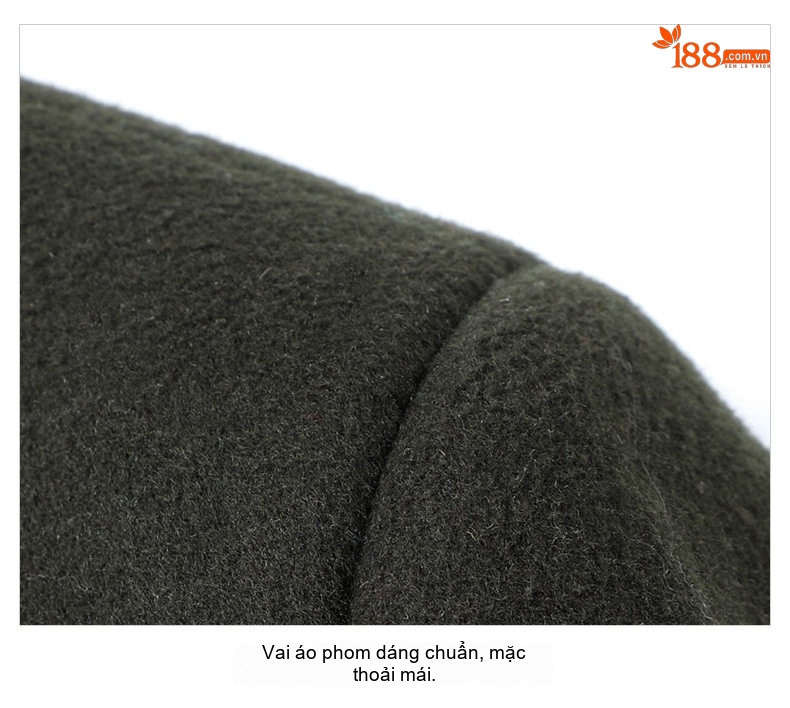 Áo Khoác Dạ Nam Dáng Dài Cổ chữ Vest Lông Cừu Màu Đen, Nâu, Xanh Navy, Xanh Rêu chi tiết 28