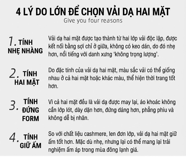 Áo Khoác Dạ Nam Dáng Dài Lớp Lót Lông Tháo Rời Màu Xám, Đen chi tiết 5
