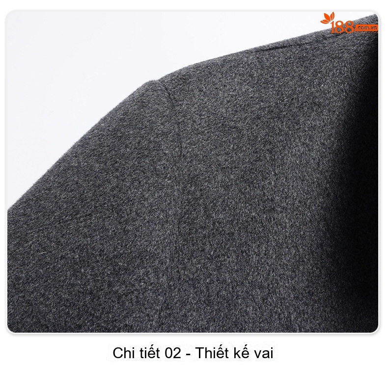 Áo Khoác Dạ Nam Dáng Dài Lót Lông Ngỗng Tháo Rời Màu Xám, Đen, Xanh Navy chi tiết 22