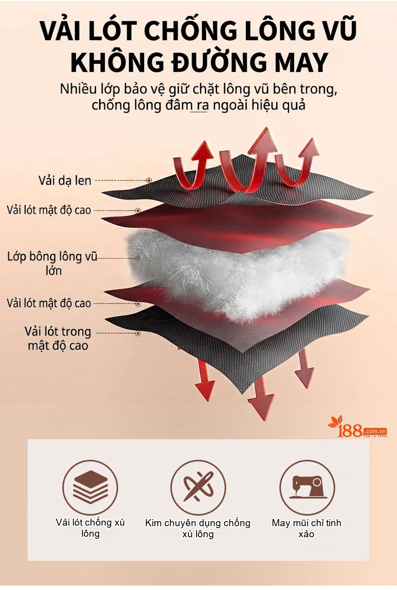 Áo Khoác Dạ Nam Dáng Dài Lót Lông Vũ Tháo Rời Màu Be, Xám, Đen chi tiết 11