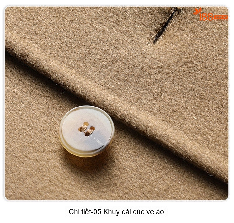 Áo Khoác Dạ Nam Dáng Dài Thiết Kế Minh Họa Phong Cách Hàn Quốc, Mỹ Màu Be, Đen, Xám, Nâu chi tiết 31