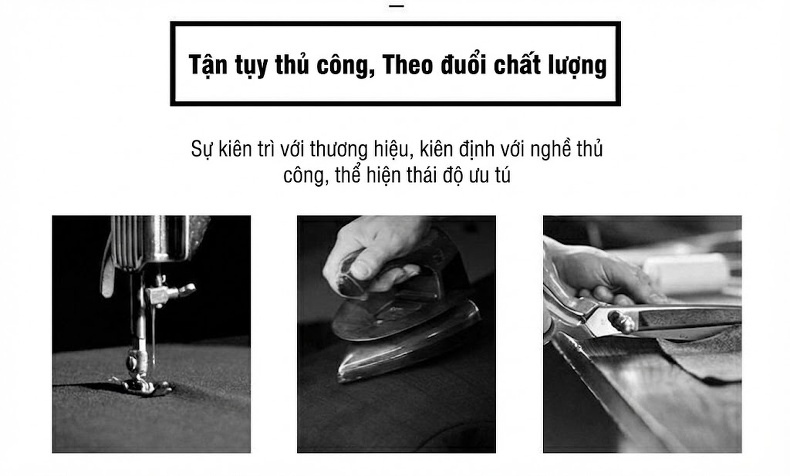 Áo Khoác Dạ Nam Dáng Dài Thu Đông Hai Mặt Thủ Công Cao Cấp Màu Đen, Xám Đậm chi tiết 9