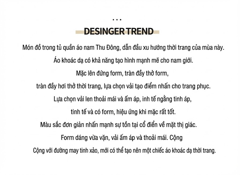 Áo Khoác Dạ Nam Dáng Dài Vừa Cổ chữ Vest Lớp Lót Lông Vũ Tháo Rời Màu Đen, Nâu chi tiết 5