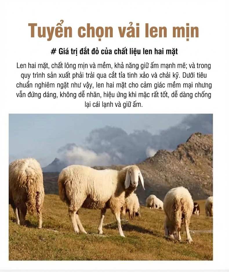 Áo Khoác Dạ Nam Dáng Dài Vừa Cổ chữ Vest Lớp Lót Lông Vũ Tháo Rời Màu Đen, Nâu chi tiết 7