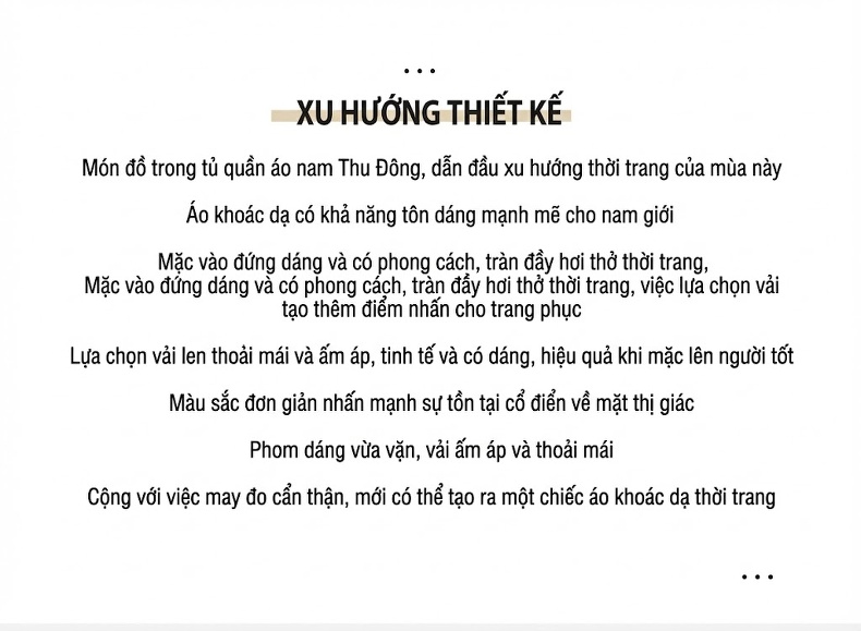 Áo Khoác Dạ Nam Dáng Dài Vừa Cổ Khăn Choàng Lót Lông Vũ Có Thể Tháo Rời Màu Đen, Nâu chi tiết 5