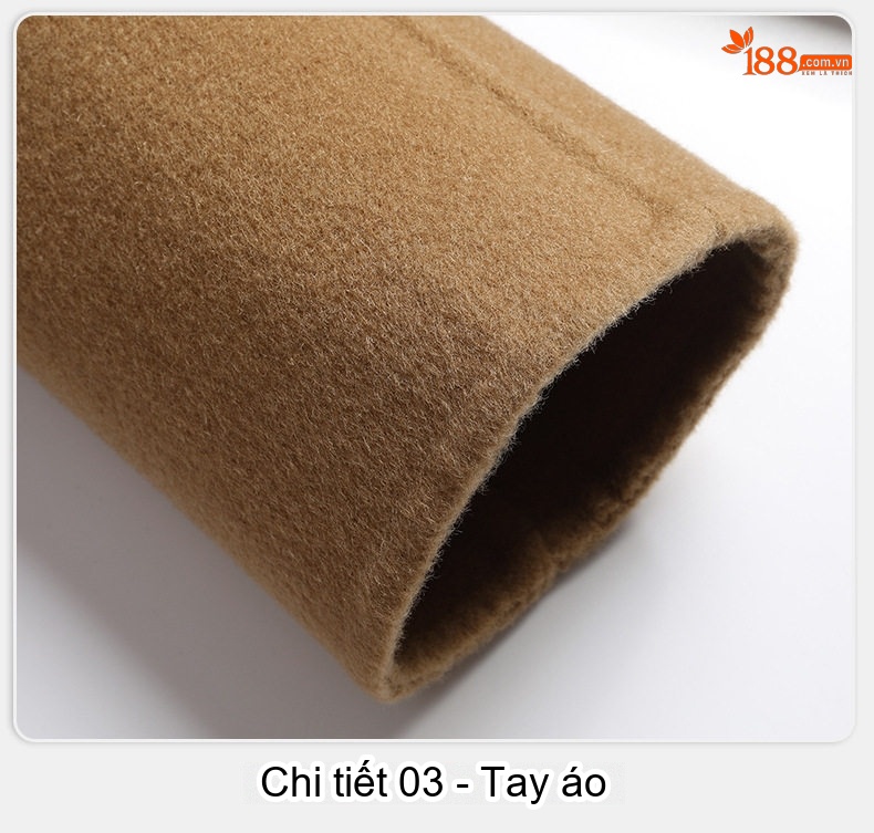 Áo Khoác Dạ Nam Dáng Dài Vừa Hai Mặt Túi Lớn Ôm Dáng Màu Nâu, Đen chi tiết 21