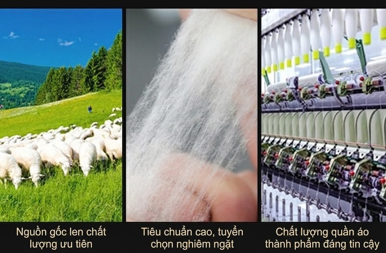 Áo Khoác Dạ Nam Dáng Dài Woolen Cổ Bẻ Thanh Niên Sang Trọng Màu Đen, Xám chi tiết 4