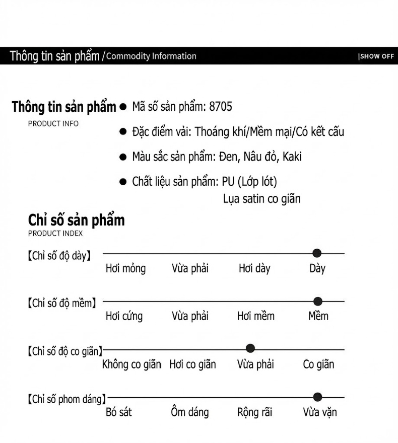 Áo Khoác Da Nam Form Rộng Vừa Hai Nút Phong Cách Thời Trang Màu Đen, Xám, Nâu chi tiết 8