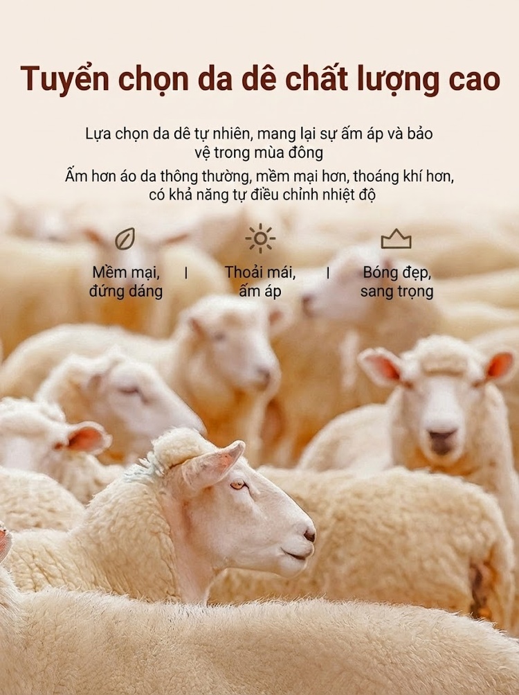 Áo Khoác Da Nam Form Rộng Vừa Hai Nút Phong Cách Thời Trang Màu Đen, Xám, Nâu chi tiết 1