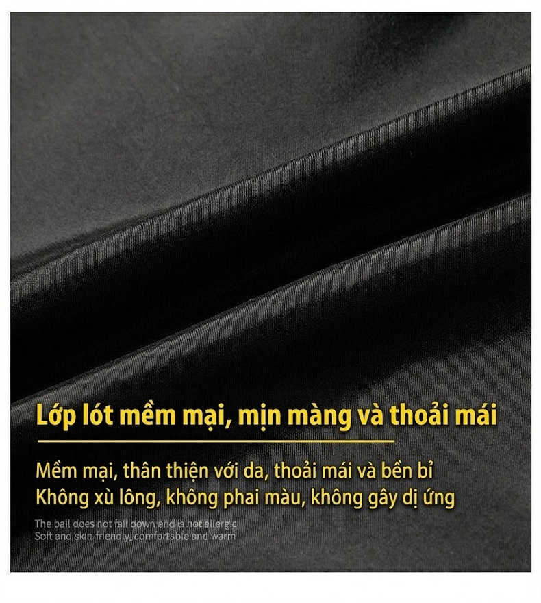 Áo Khoác Da Nam Form Rộng Vừa Hai Nút Phong Cách Thời Trang Màu Đen, Xám, Nâu chi tiết 4