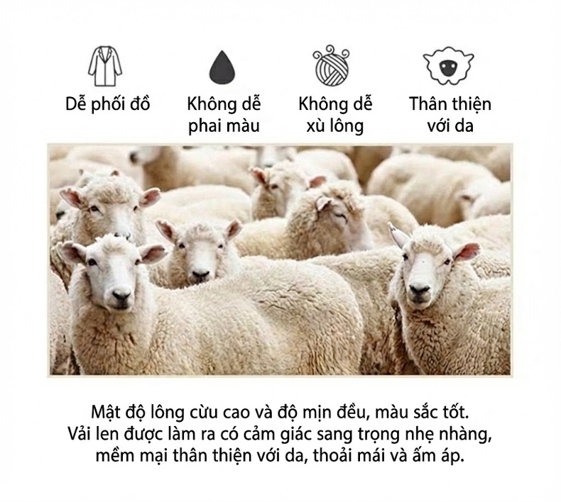 Áo Khoác Dạ Nam Hai Mặt Lót Lông Vũ Cổ Hai Lớp Màu Xám, Đen chi tiết 3